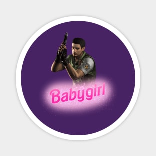 Chris Redfield Babygirl Magnet